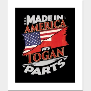 Made In America With Togan Parts - Gift for Togan From Tonga Posters and Art